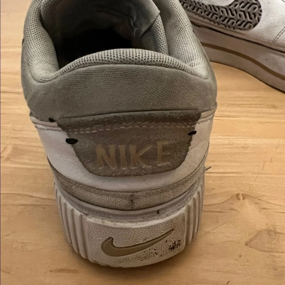 Nike Gray and White Athletic Shoes